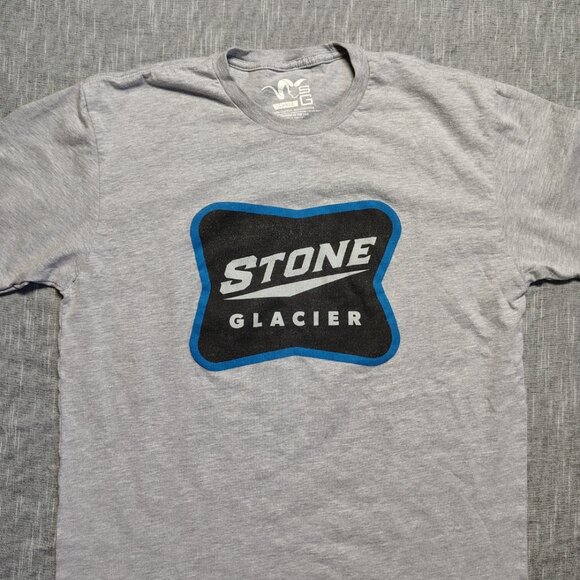 Stone Glacier T-Shirt Size Large Gray High Life - Picture 2 of 9